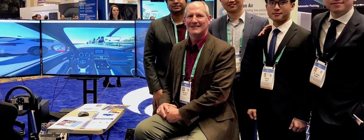 CE-CERT team presents eco-driving technology at CES 2020