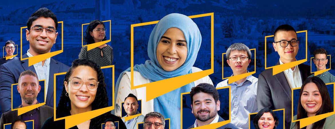 New faculty members collage