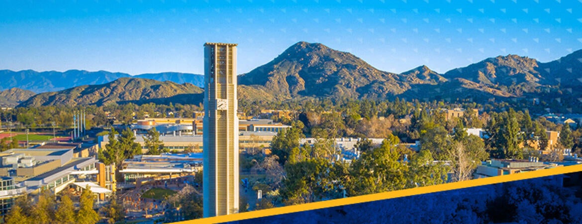 Campus view of bell tower
