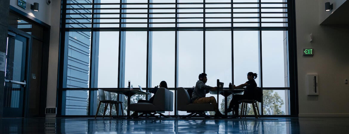 Students studying at the Student Success Center