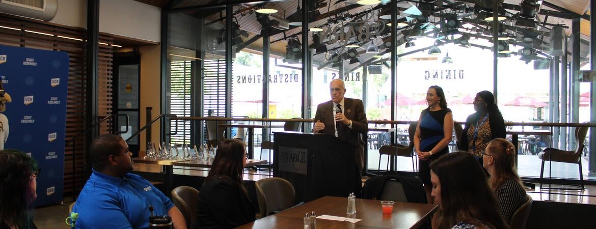 Staff Assembly awards at the Stable