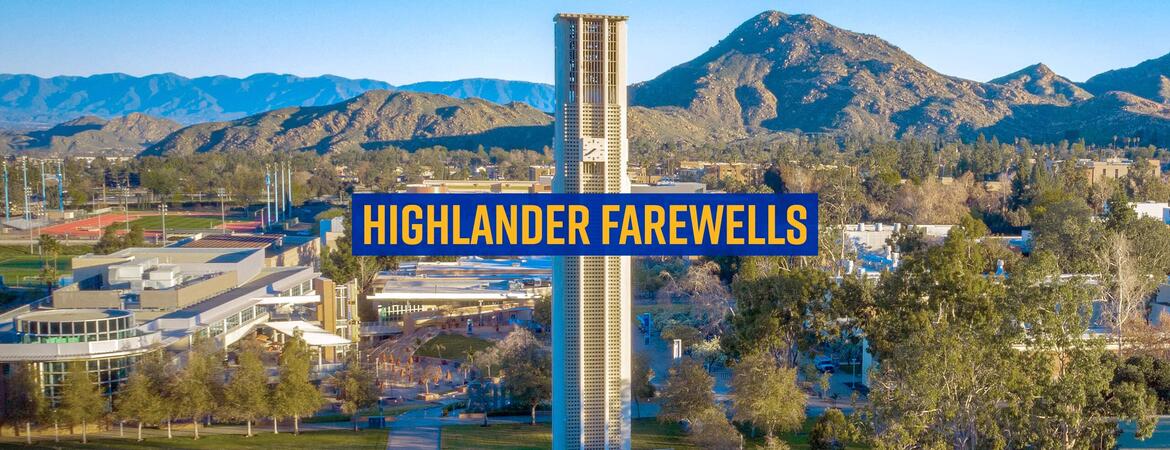 Highlander Farewells banner