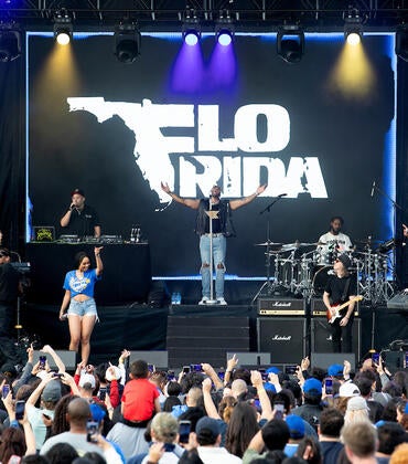 Flo Rida at Homecoming