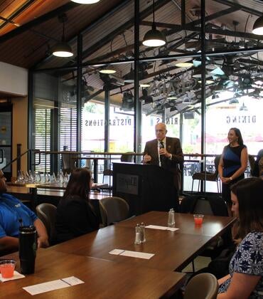 Staff Assembly awards at the Stable