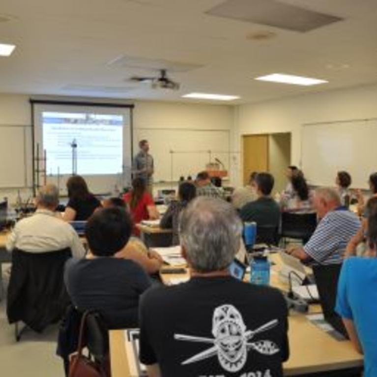 teachers in a classroom