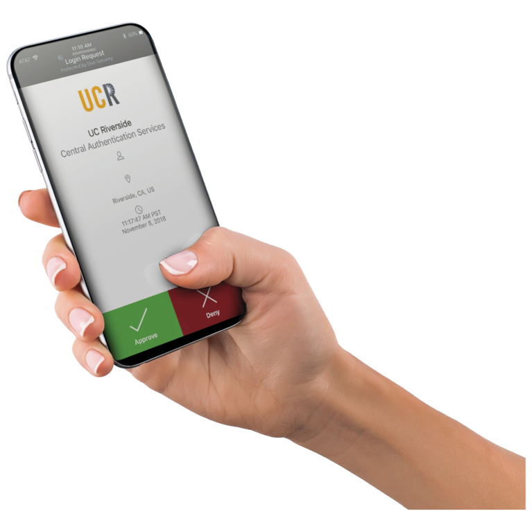 Phone with mfa alert