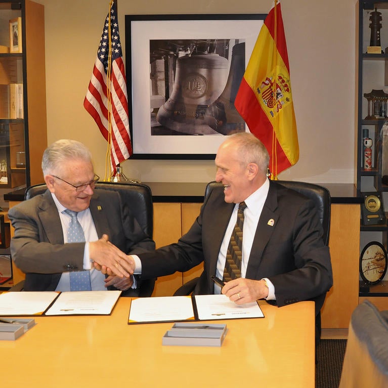 Juan Cano Ruano and Kim Wilcox