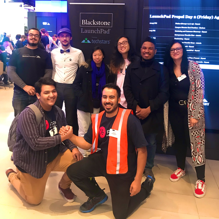 Students at LaunchPad event