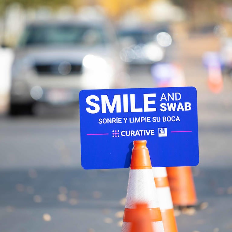 Drive-thru covid testing