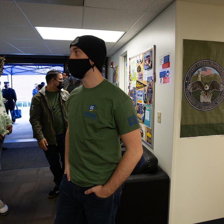 Veterans Resource Center grand opening event on February 24, 2022, at UC Riverside. The VRC is now at Costo Hall. (UCR/Stan Lim)