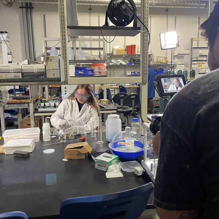 The College Tour filming