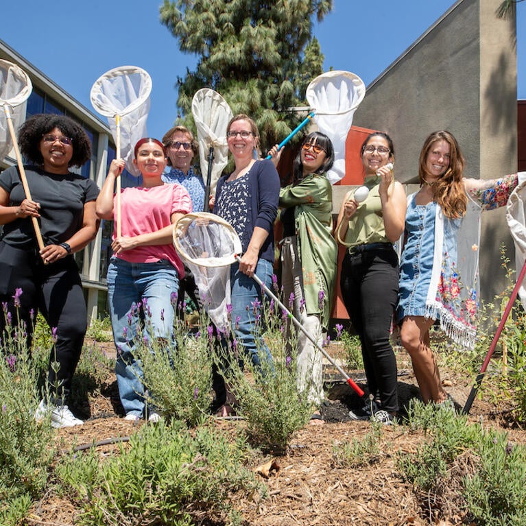 Entomology Teaching Garden researchers