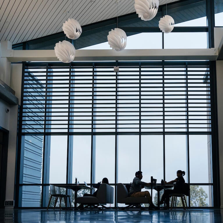 Students studying at the Student Success Center