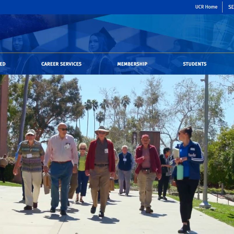 alumni website screenshot