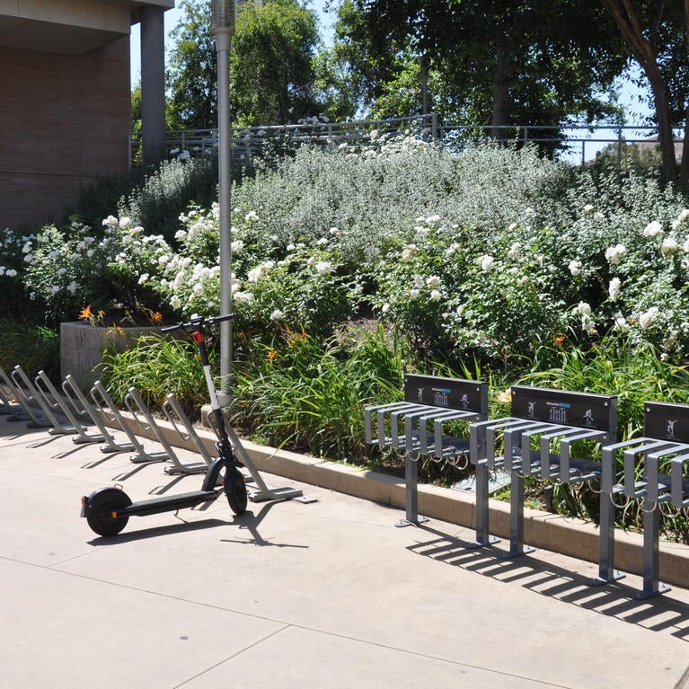racks outside the HUB