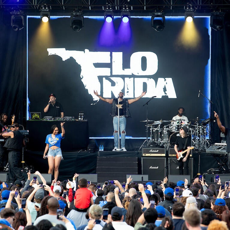 Flo Rida at Homecoming