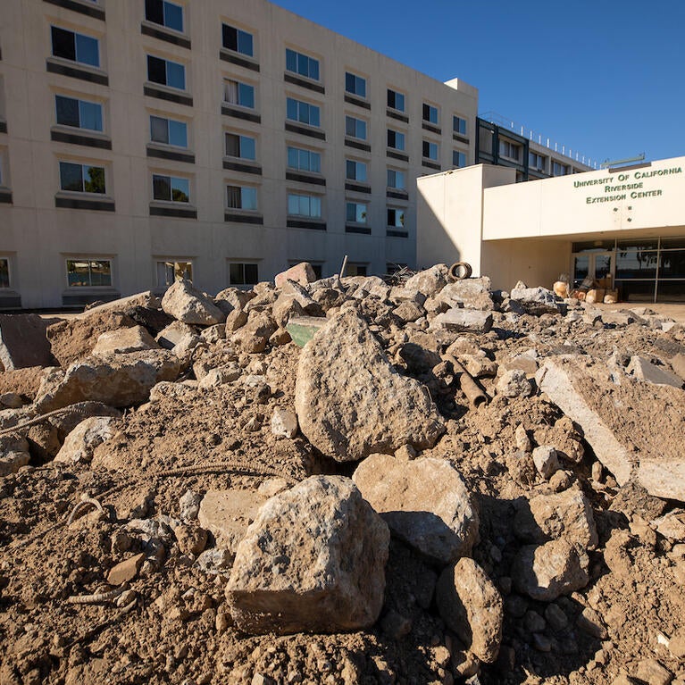 University extension building demolition
