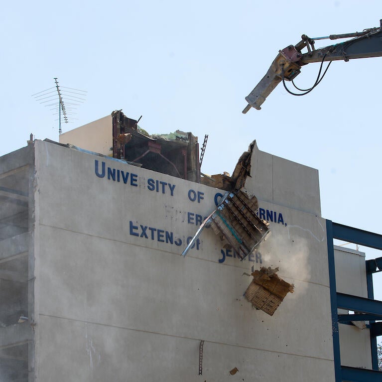 UC Extension building demolished