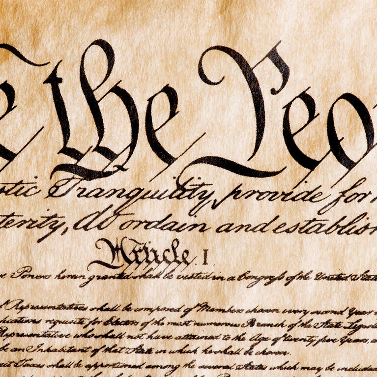 Image of the US Constitution