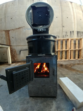wood stove