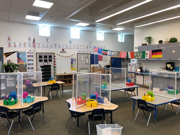 classroom at child care center