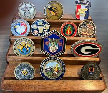 Scott Pegan challenge coin collection
