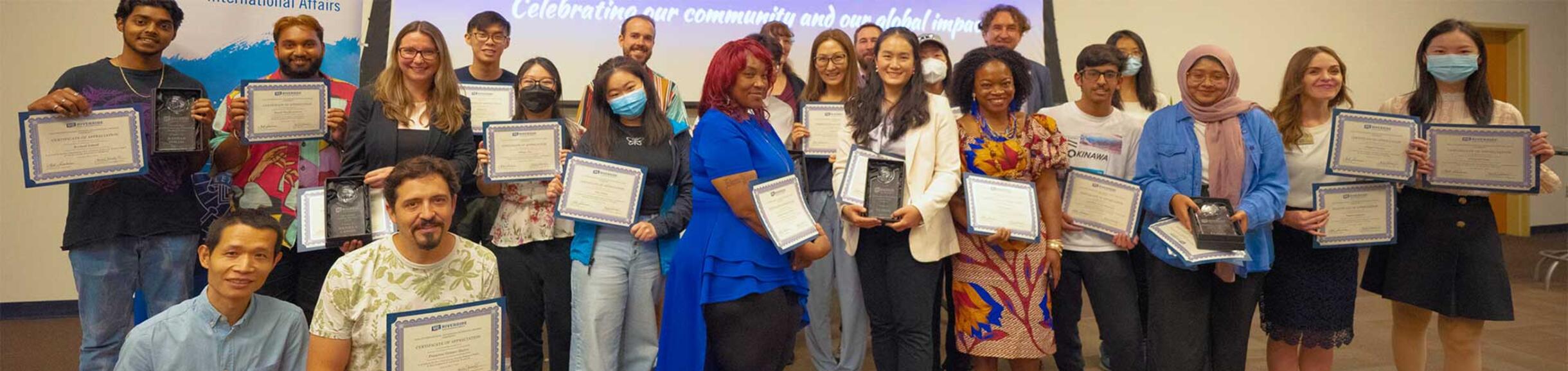 International Affairs Recognition Awards - celebrating our community and our global impact