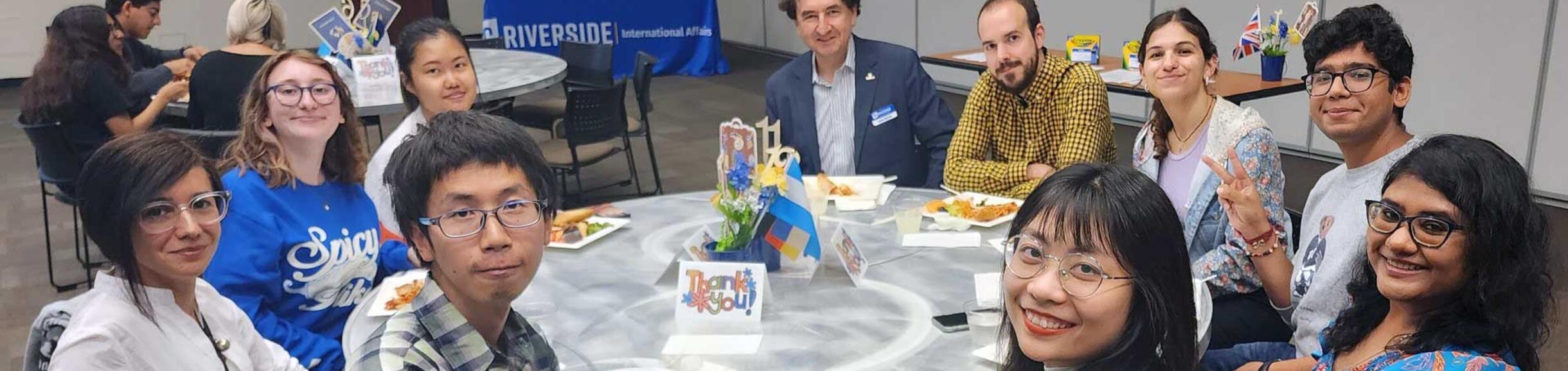 International students with Marko Princevac