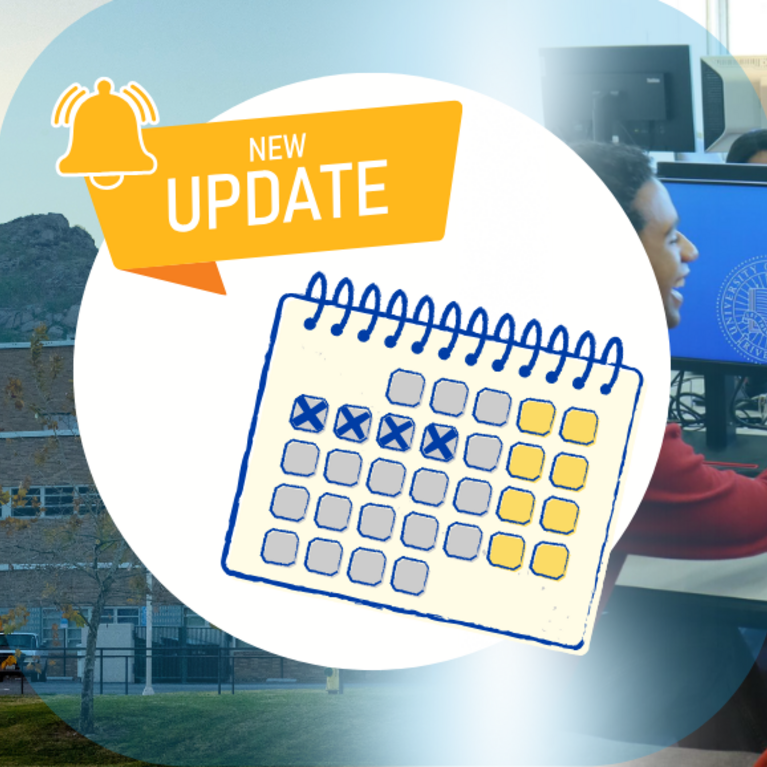 Calendar Showing Change of Hours of Watkins Computer Labs