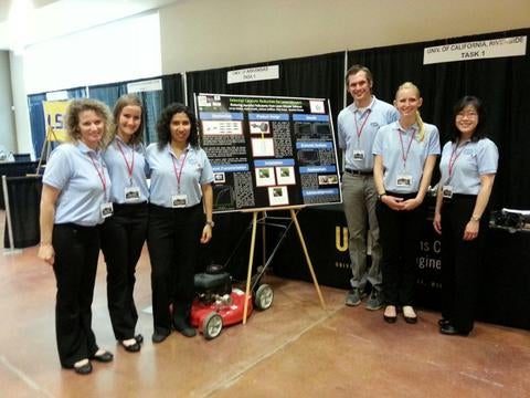 In photo: Risa Guysi, Holly Clarke, Rosalva Chavez, Joshua Callihan, Jonya Blahut and Kawai Tam (advisor), 