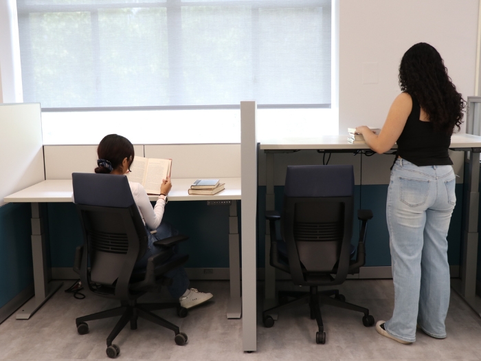 Graduate Study Wing Adjustable Height Desk 1