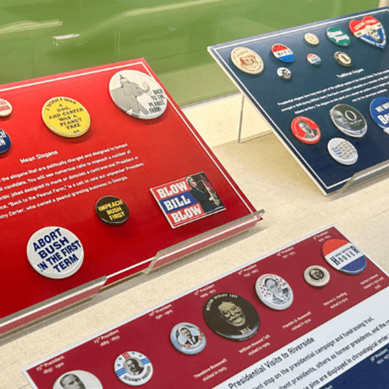 Political Campaign Button Exhibit Image