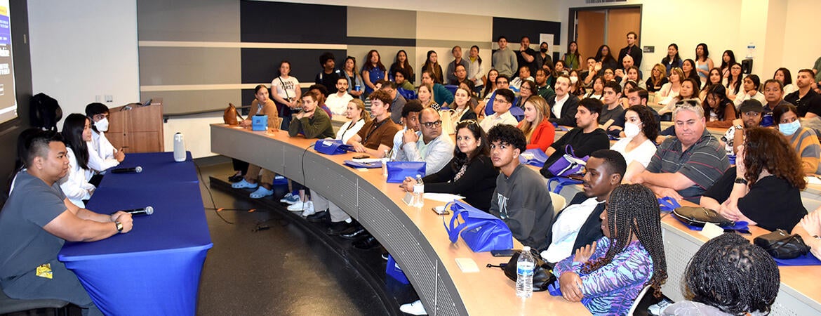 Student panel at 2023 Open House