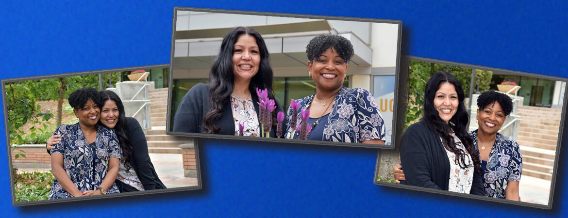 triptych of Kathy Buckner and Teresa Luther