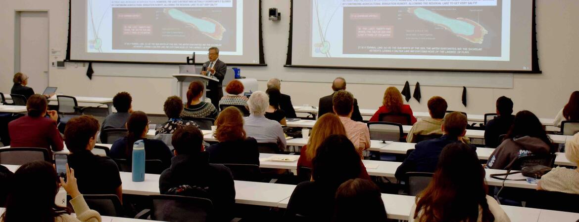 Guests at the 2025 Haider lecture