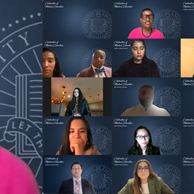 Screenshot of Dean Deas speaking at the 2021 Gala