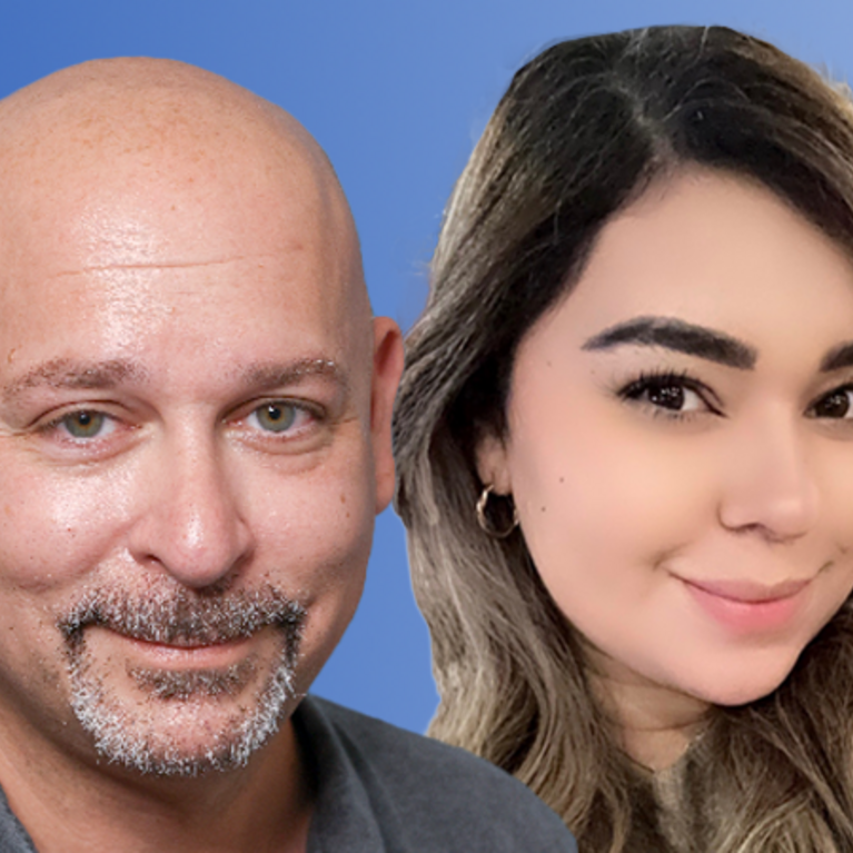 Adam Kukic and Jovanna Hernandez