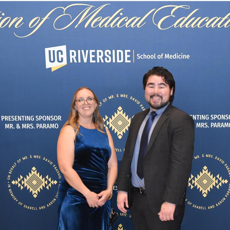 Kate Dorff and Brian Blackburn at the SOM Gala