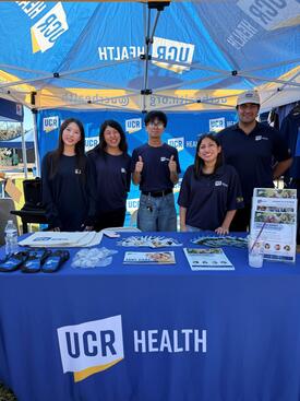 members of the UCR Health Street Team at a recent event