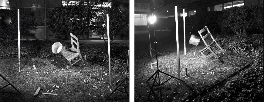 "Mishap of Minor Consequence," 1973. Gelatin silver prints. Courtesy of the artist. © Robert Cumming