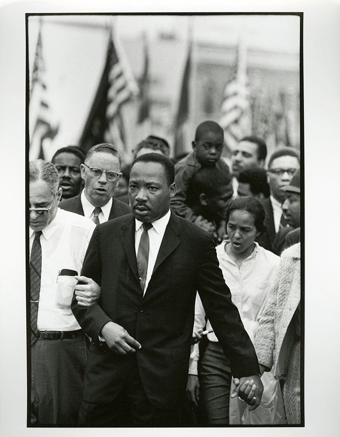 Bruce Davidson, Selma, Alabama March, 1965, from the series Time of Change, 1961-65.  © Bruce Davidson/Magnum Photos.