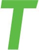Green Letter T