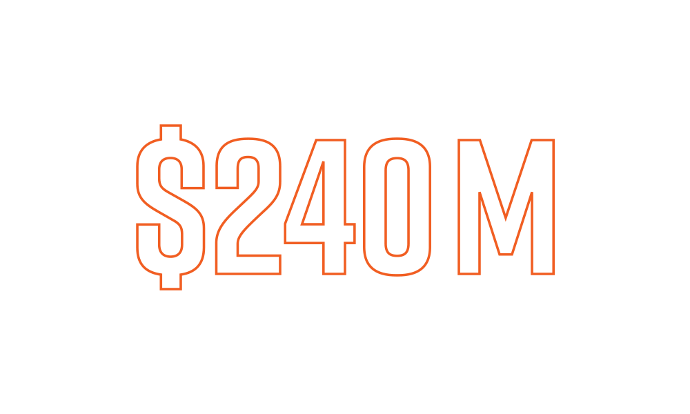 $240 M