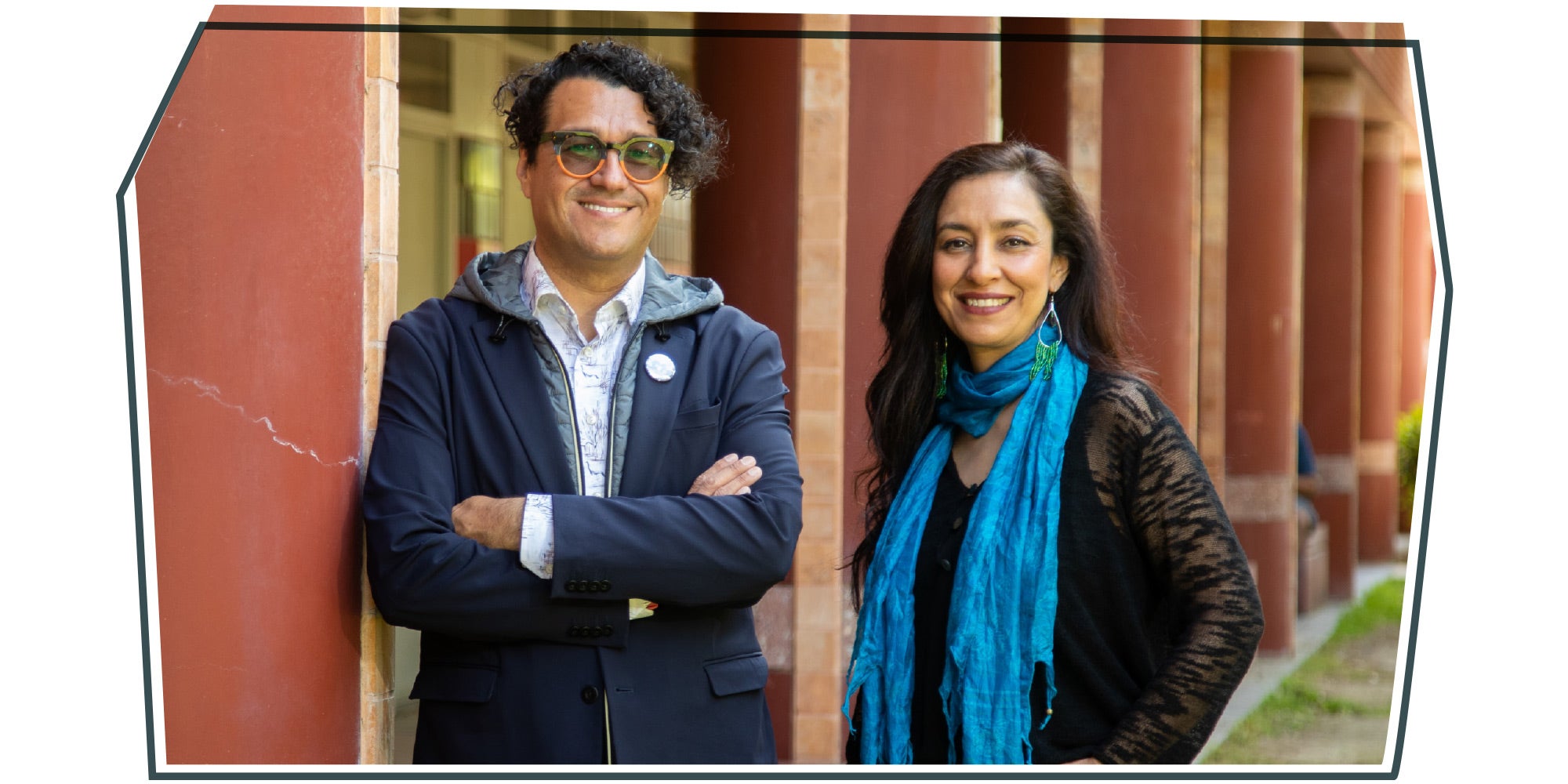 CHASS professors Claudia Holguin Mendoza and Jorge Leal