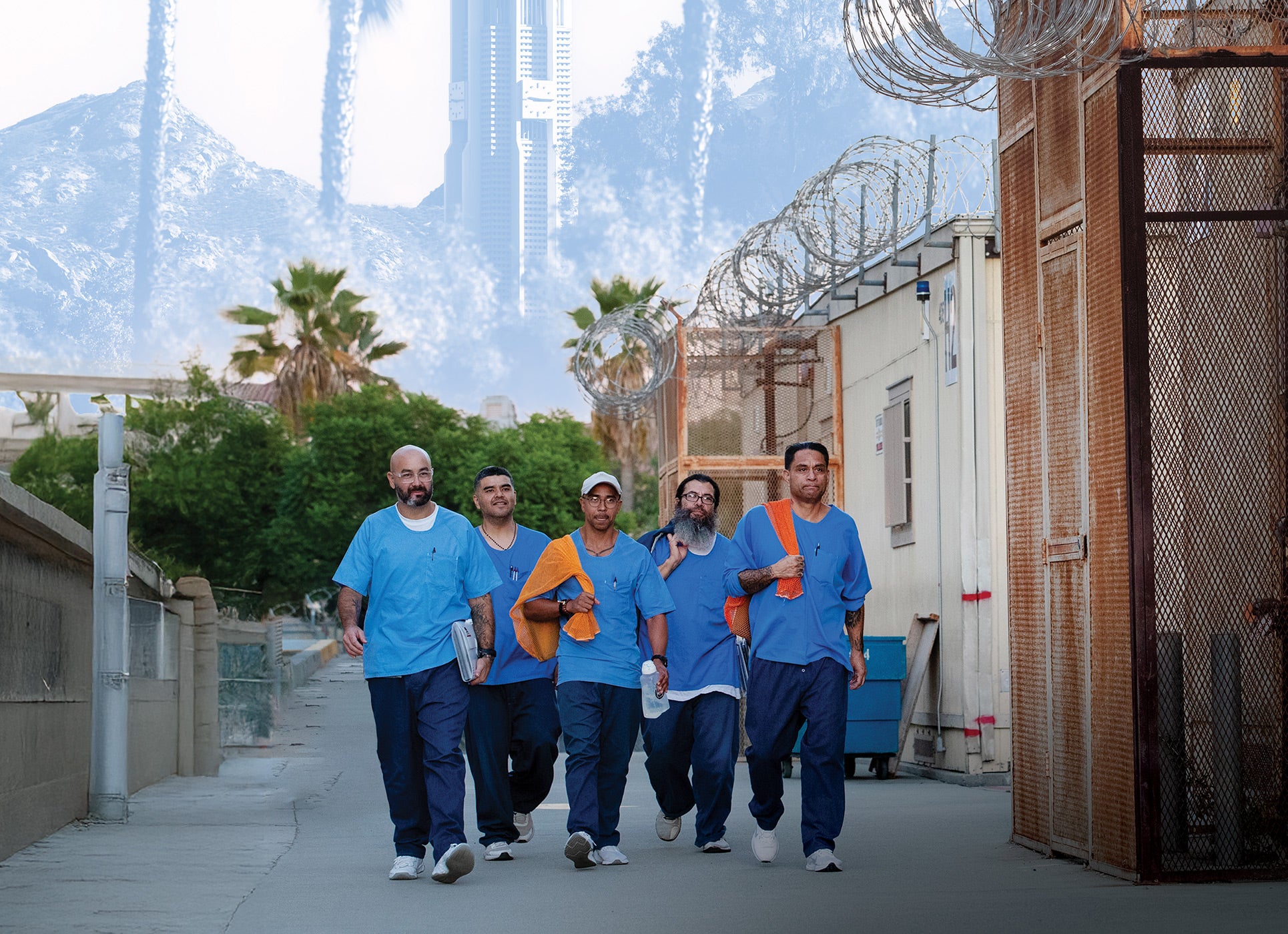 Students walking to class in the UCR LIFTED program