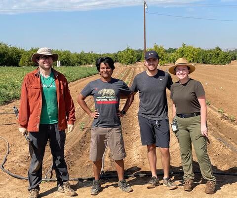 Arafat Rahman and colleagues in the field