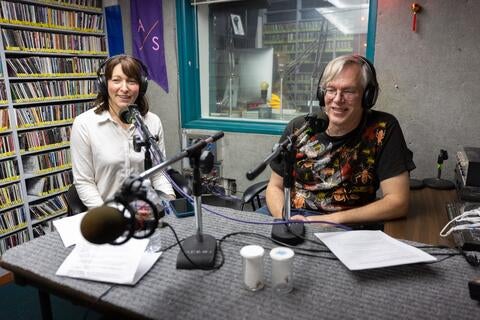 Co-hosts of Can I Bug You?