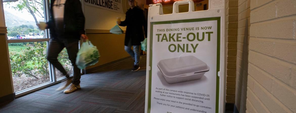 COVID-19 dining hall