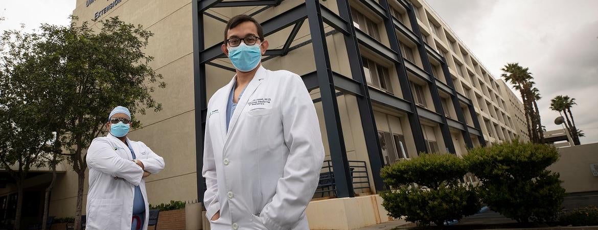 Garvin Patel, right, and Calvin Patel