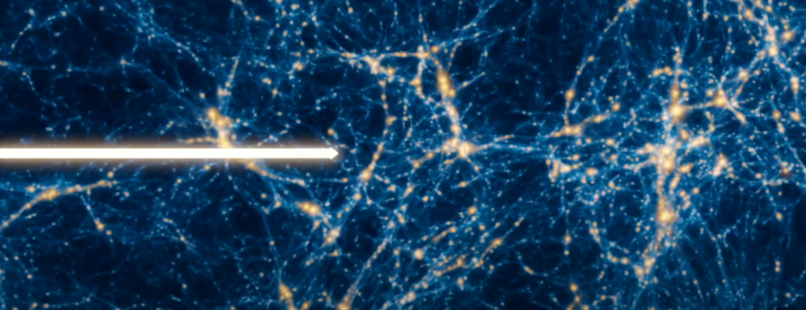 Path of the Lyman alpha forest sightline